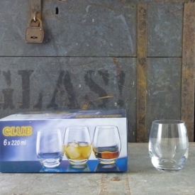 Selters 22cl 6-pack Whiskyglas Club Bohemia